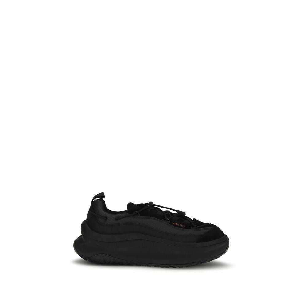 Moon Boot Black Polyester Athletic Men's Sneakers
