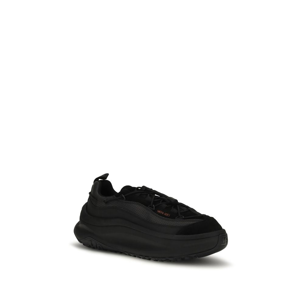 Moon Boot Black Polyester Athletic Men's Sneakers