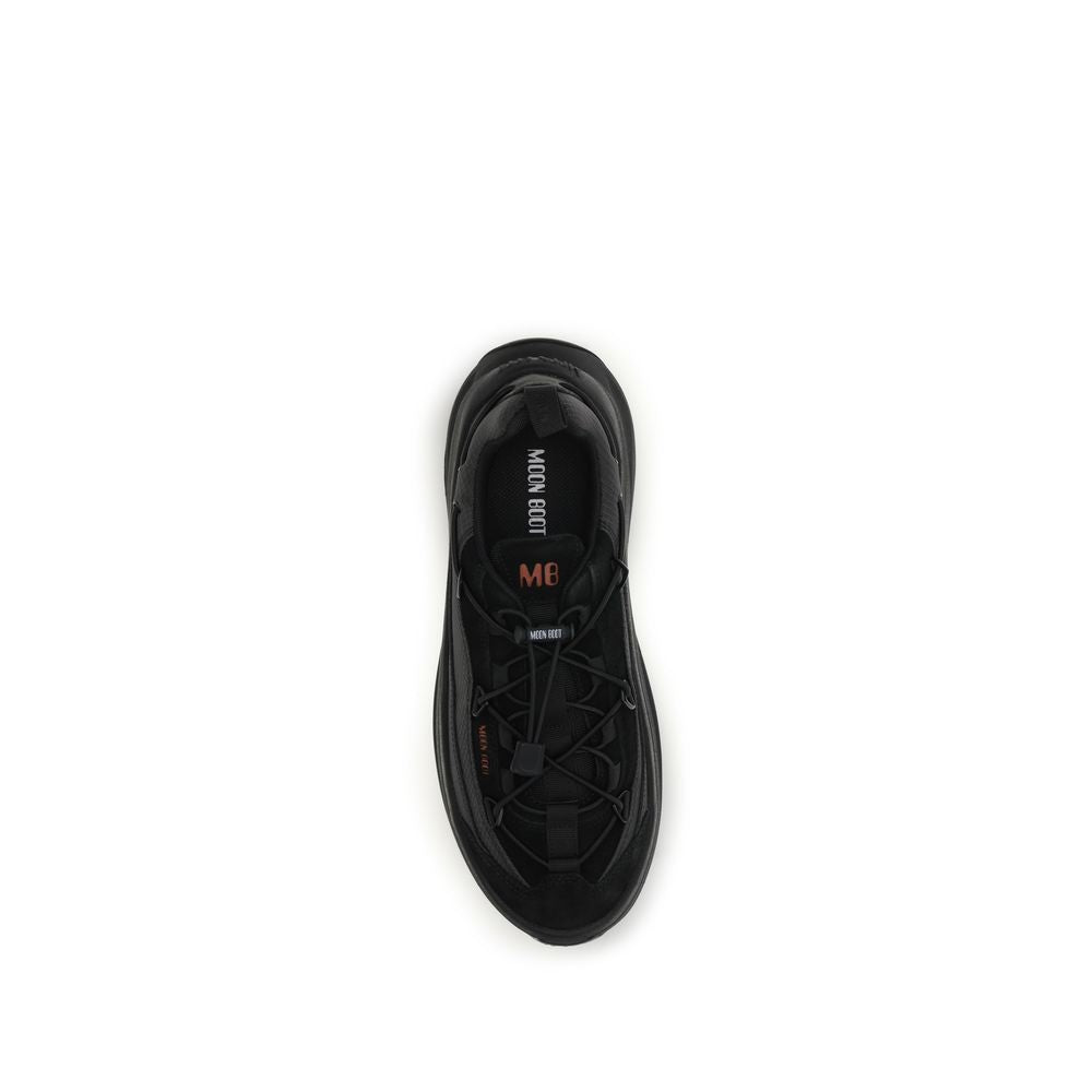 Moon Boot Black Polyester Athletic Men's Sneakers