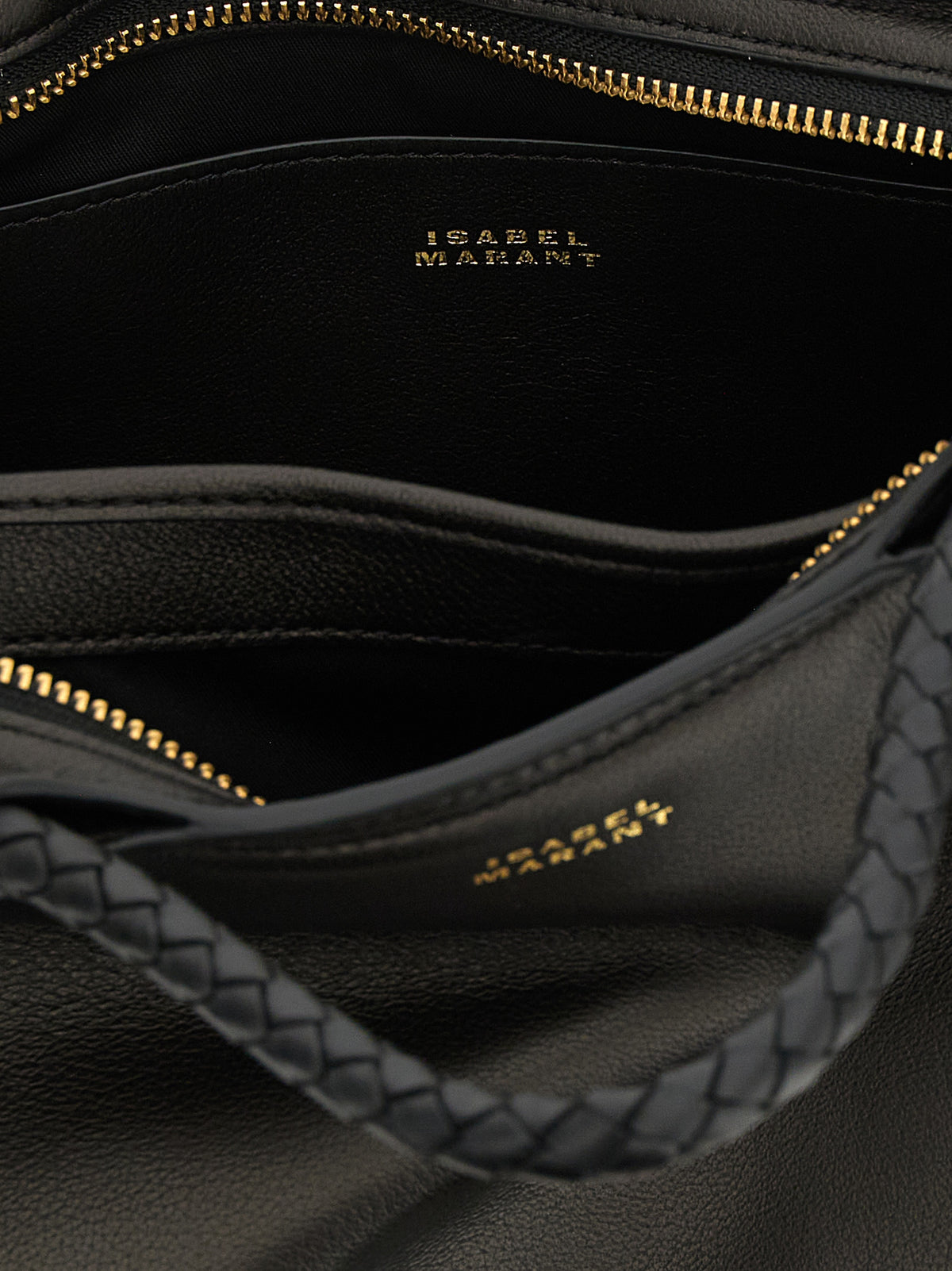 Isabel Marant Black Lamb Leather Women's Handbag