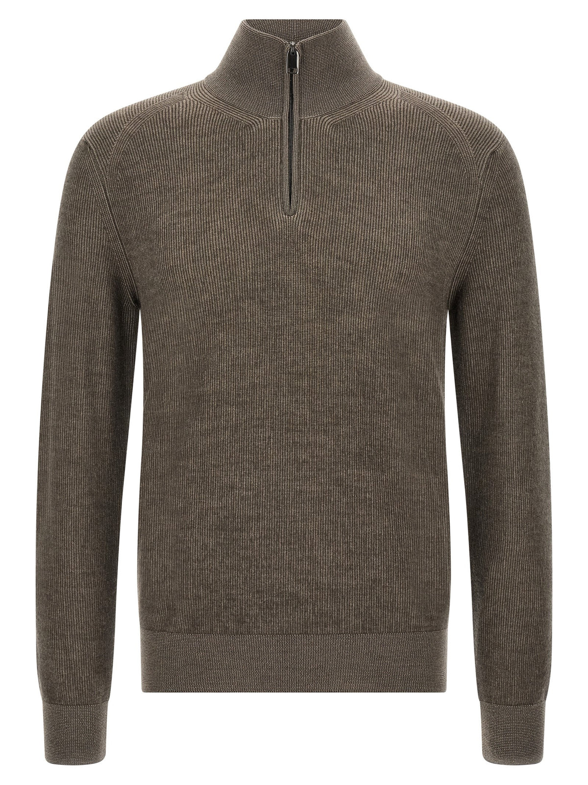 Brioni Brown Cashmere Men's Cardigan