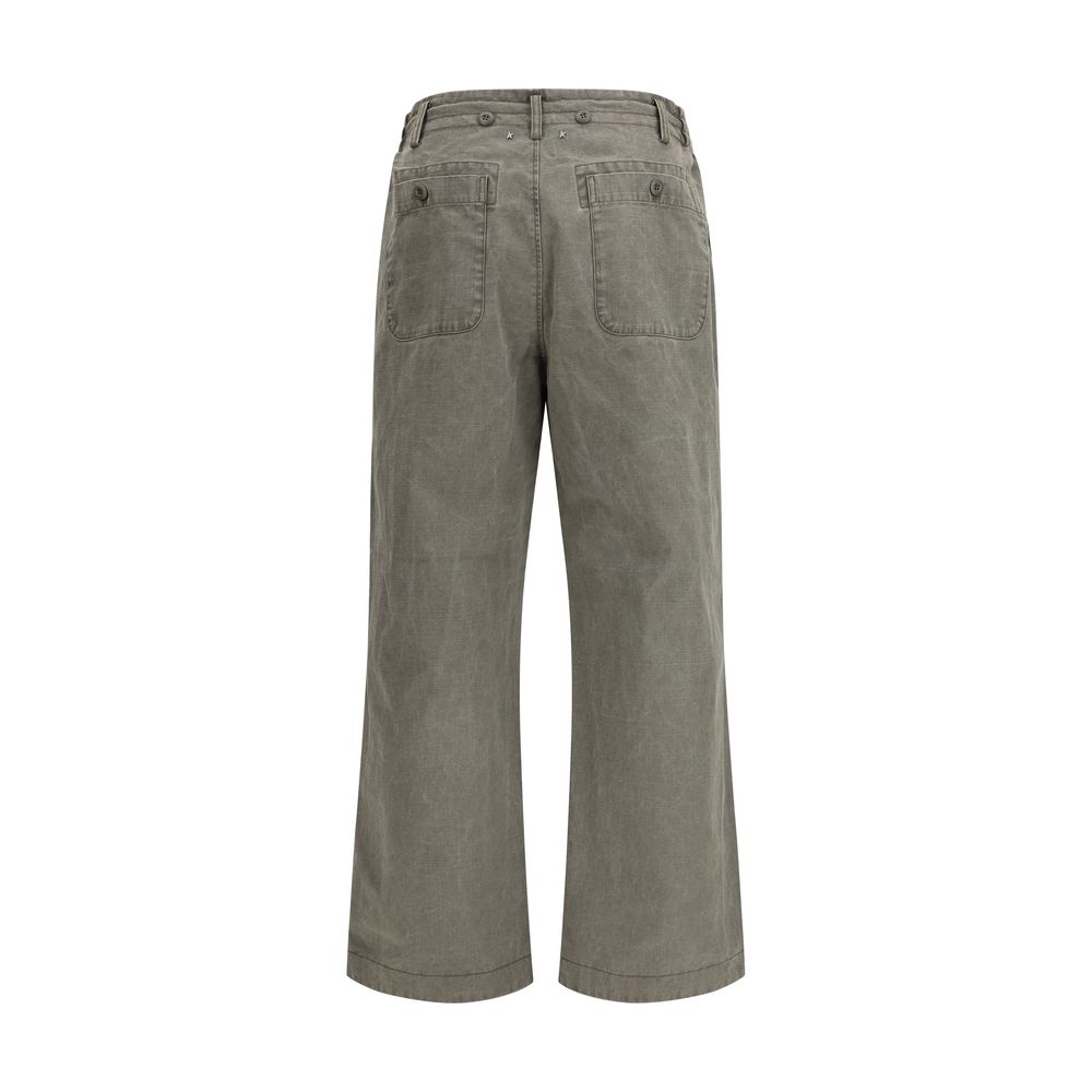 Golden Goose Bicolor Cotton Casual Men's Pants