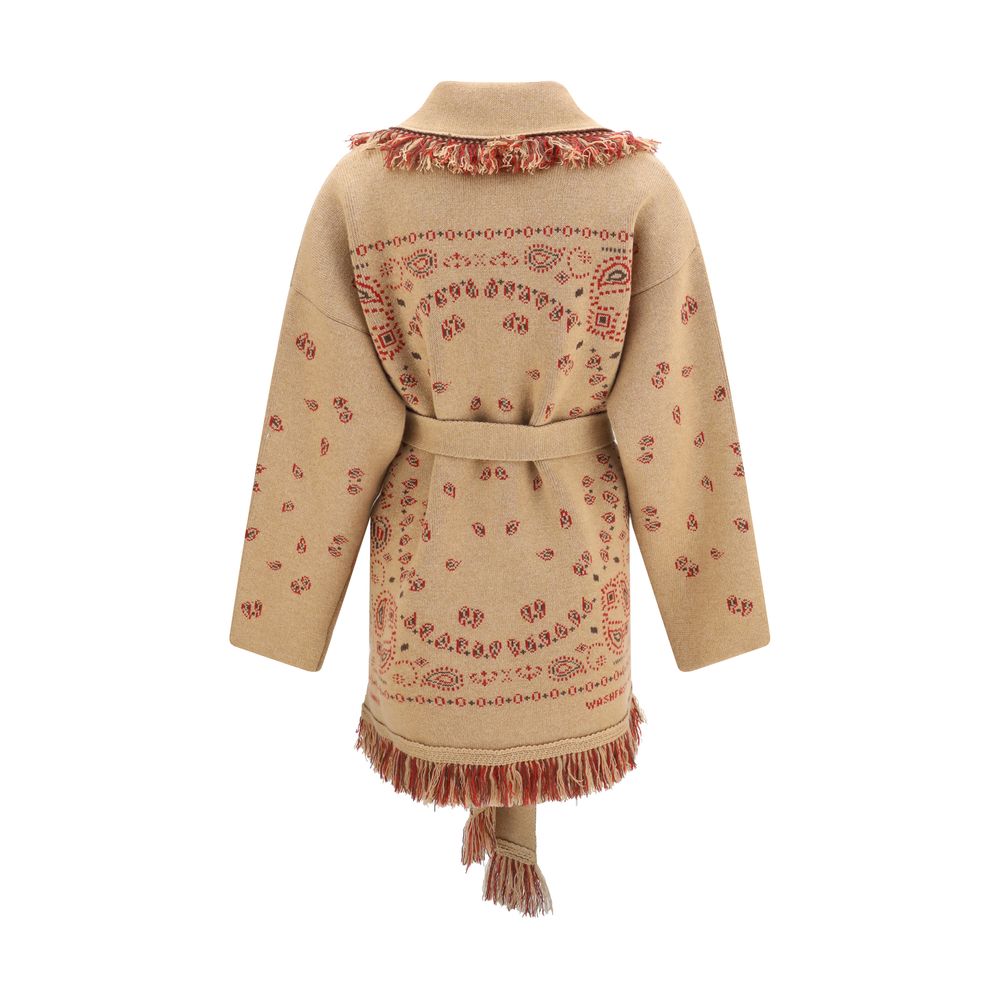 Alanui Brown Cashmere Women's Cardigan
