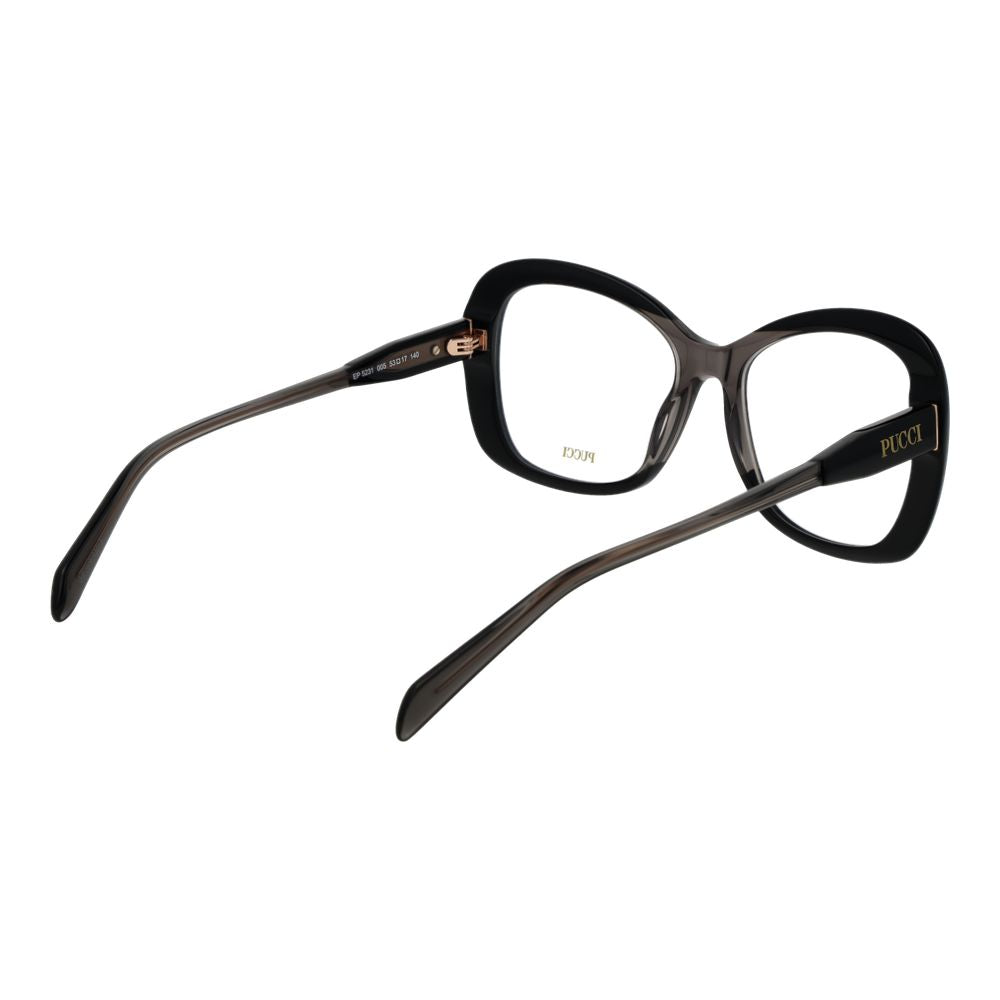Emilio Pucci Black Acetate Glasses Women's (Frames)