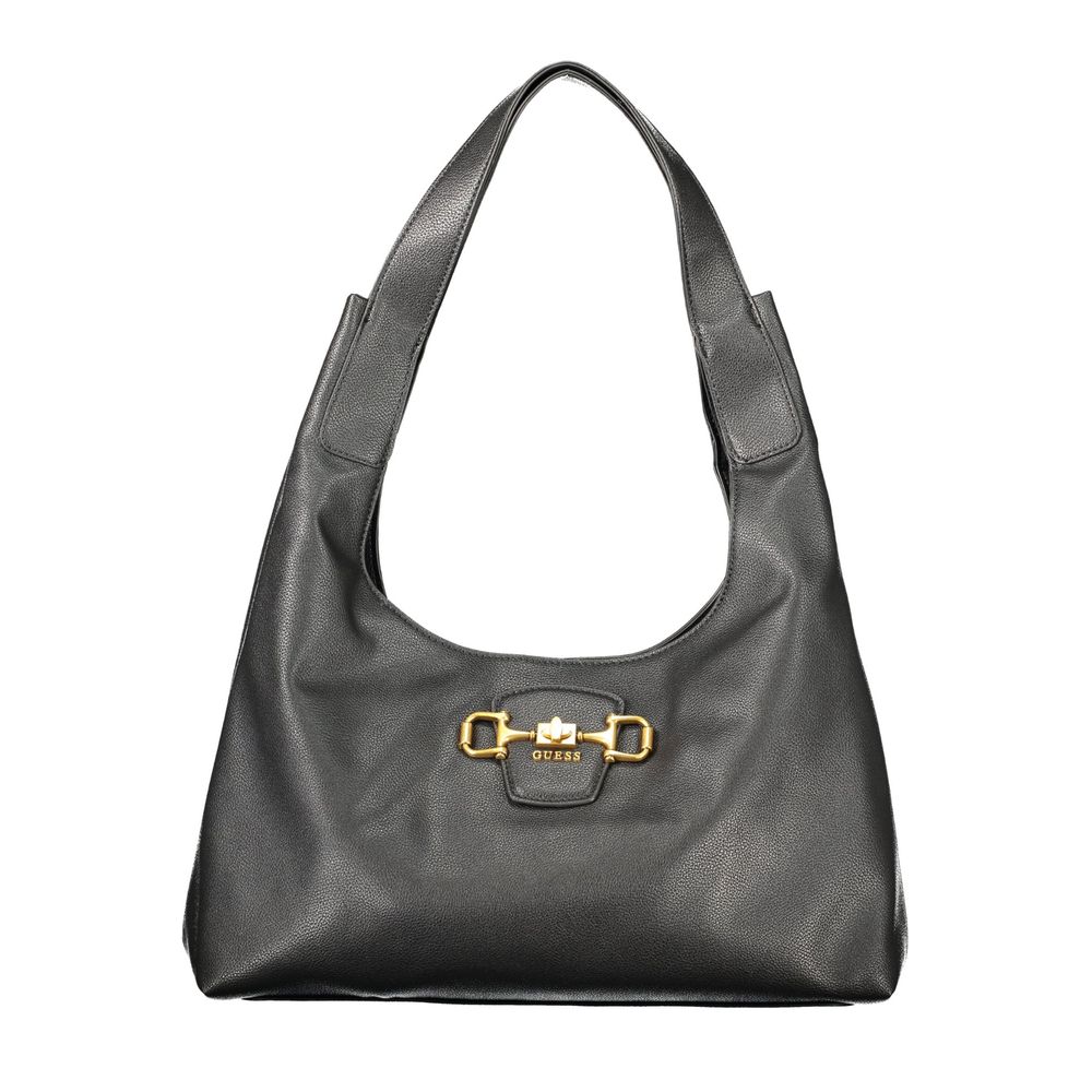 Guess Jeans Black Polyurethane Women's Women's Bag