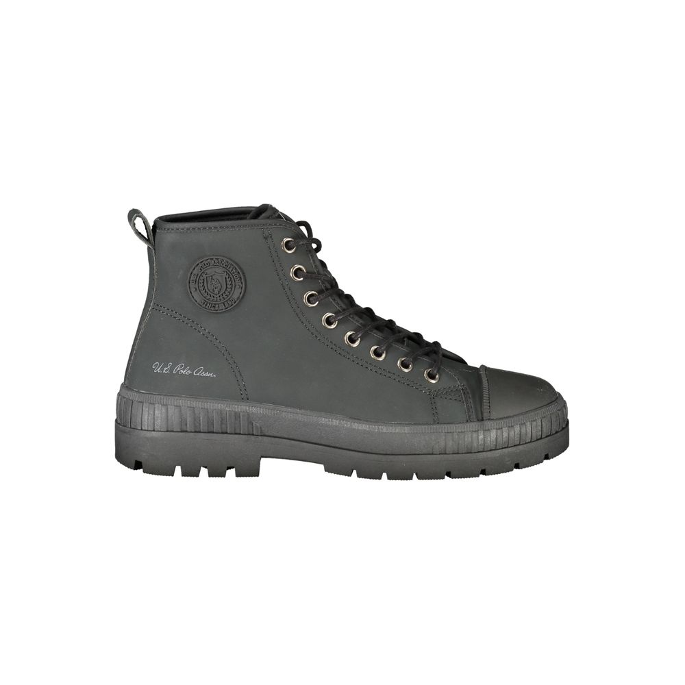 U.S. POLO ASSN. Black Polyurethane Women's Women's Boot