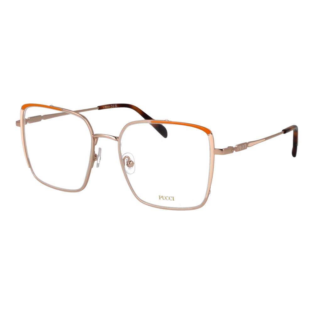 Emilio Pucci Rose Gold Metal Glasses Women's (Frames)