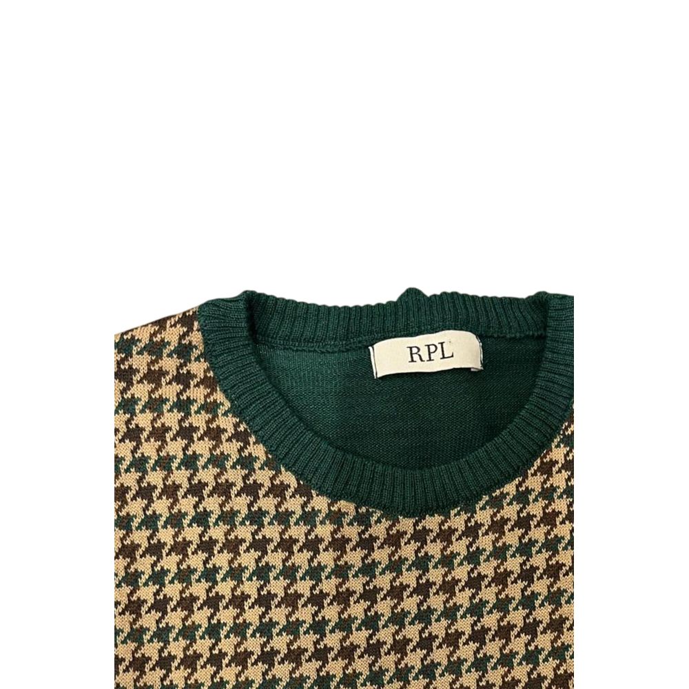 Roberto Pepe Luxury Green Wool Men's Men's Sweater