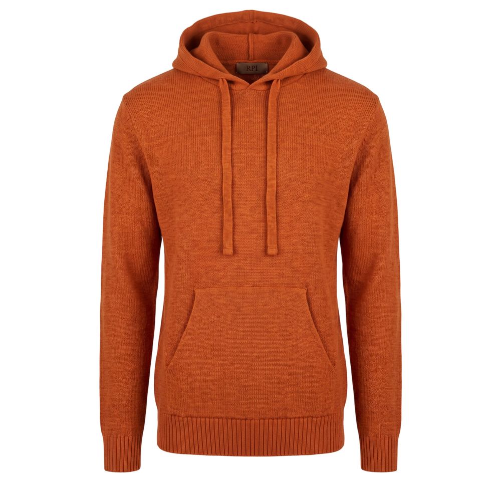 Roberto Pepe Luxury Orange Wool Men's Men's Sweater