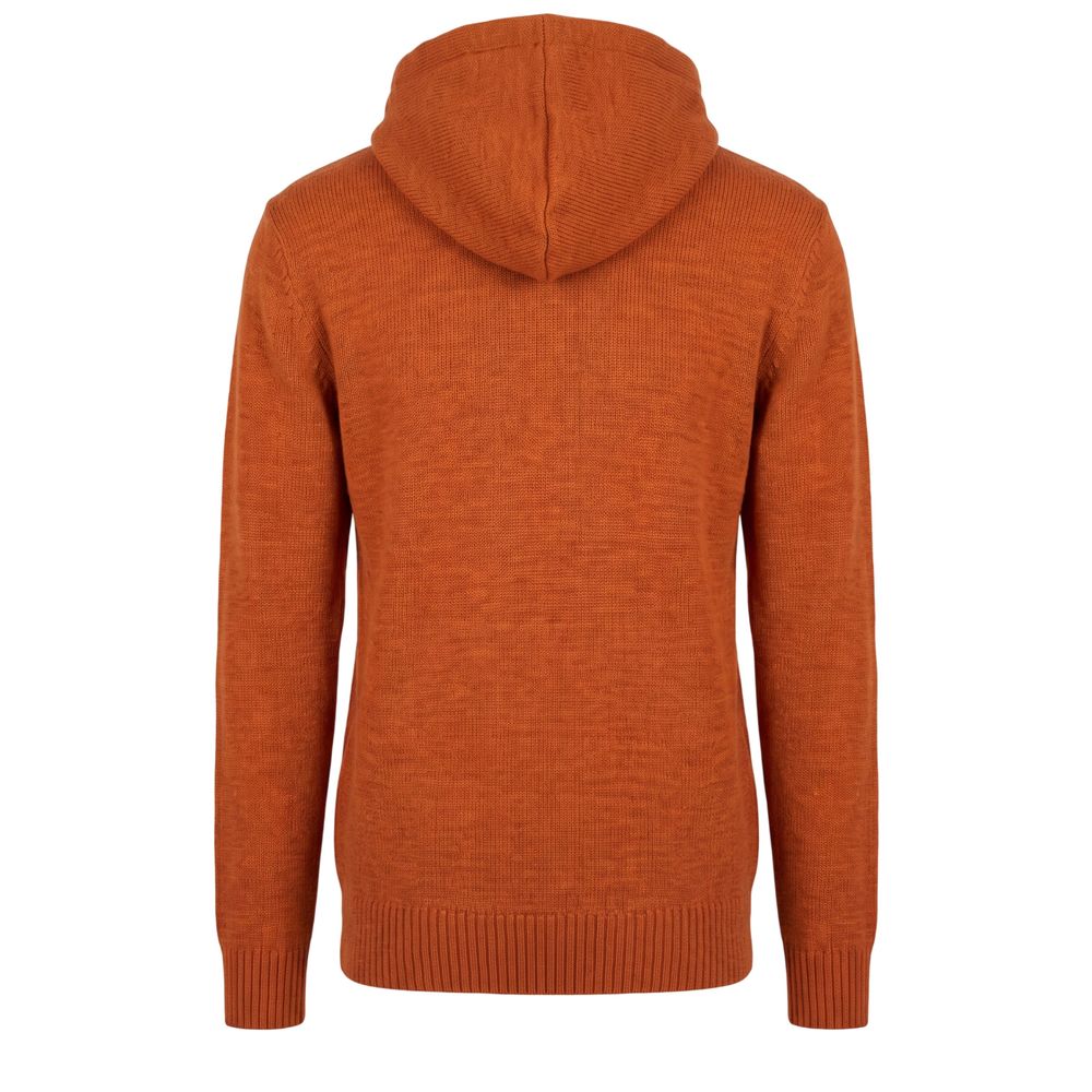 Roberto Pepe Luxury Orange Wool Men's Men's Sweater