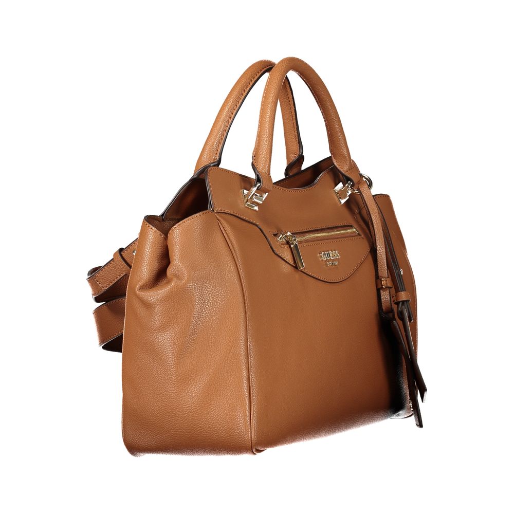 Guess Jeans Brown Polyurethane Women Women's Bag