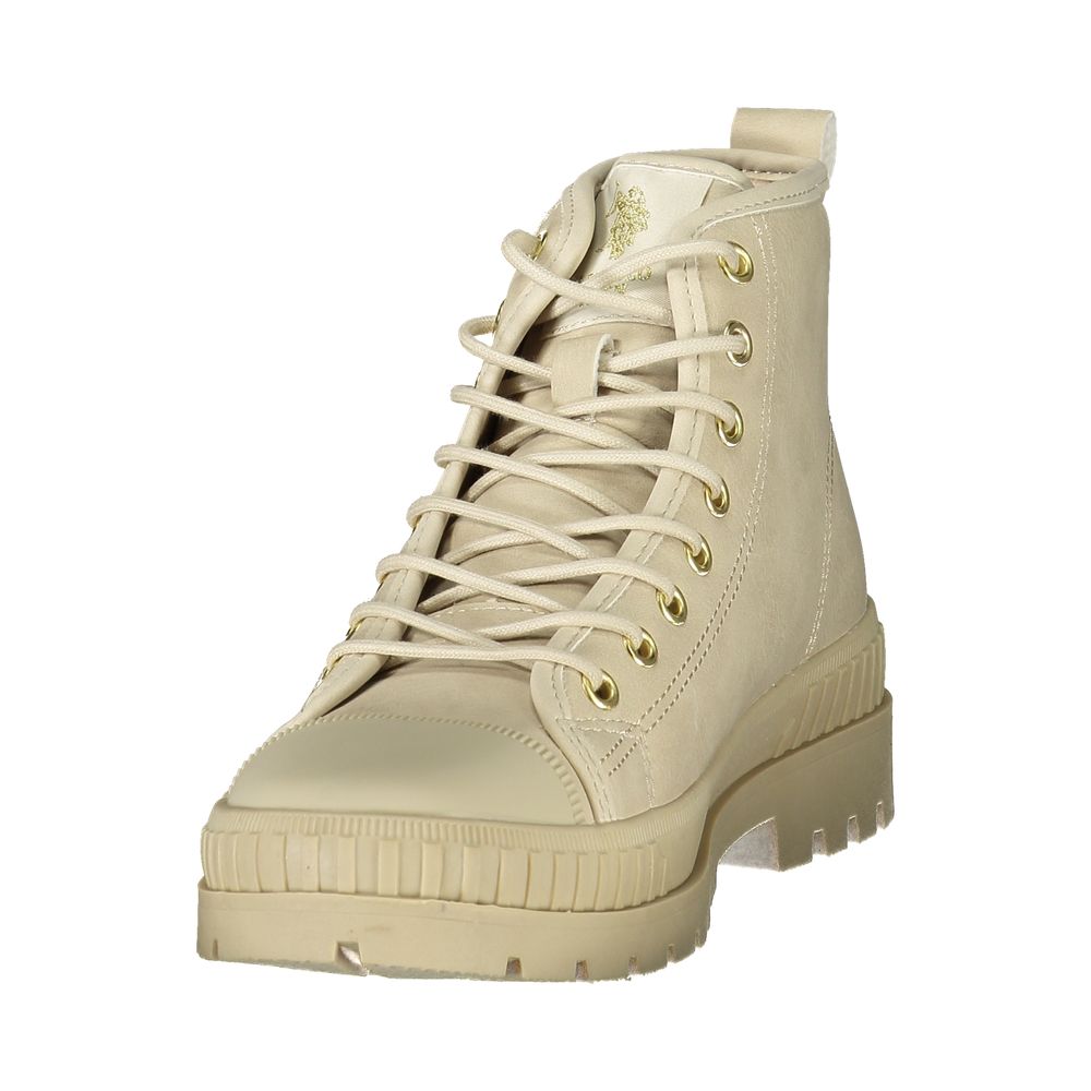 U.S. POLO ASSN. Beige Polyurethane Women's Women's Boot