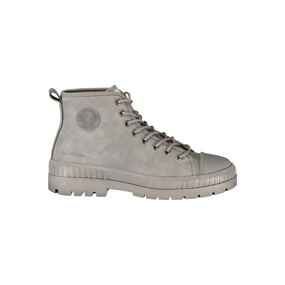 U.S. POLO ASSN. Gray Polyurethane Women's Women's Boot