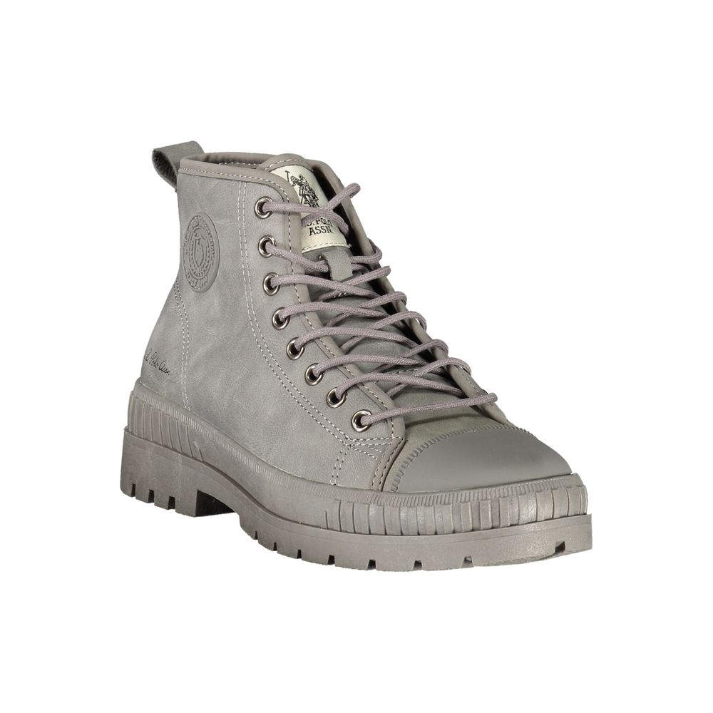 U.S. POLO ASSN. Gray Polyurethane Women's Women's Boot