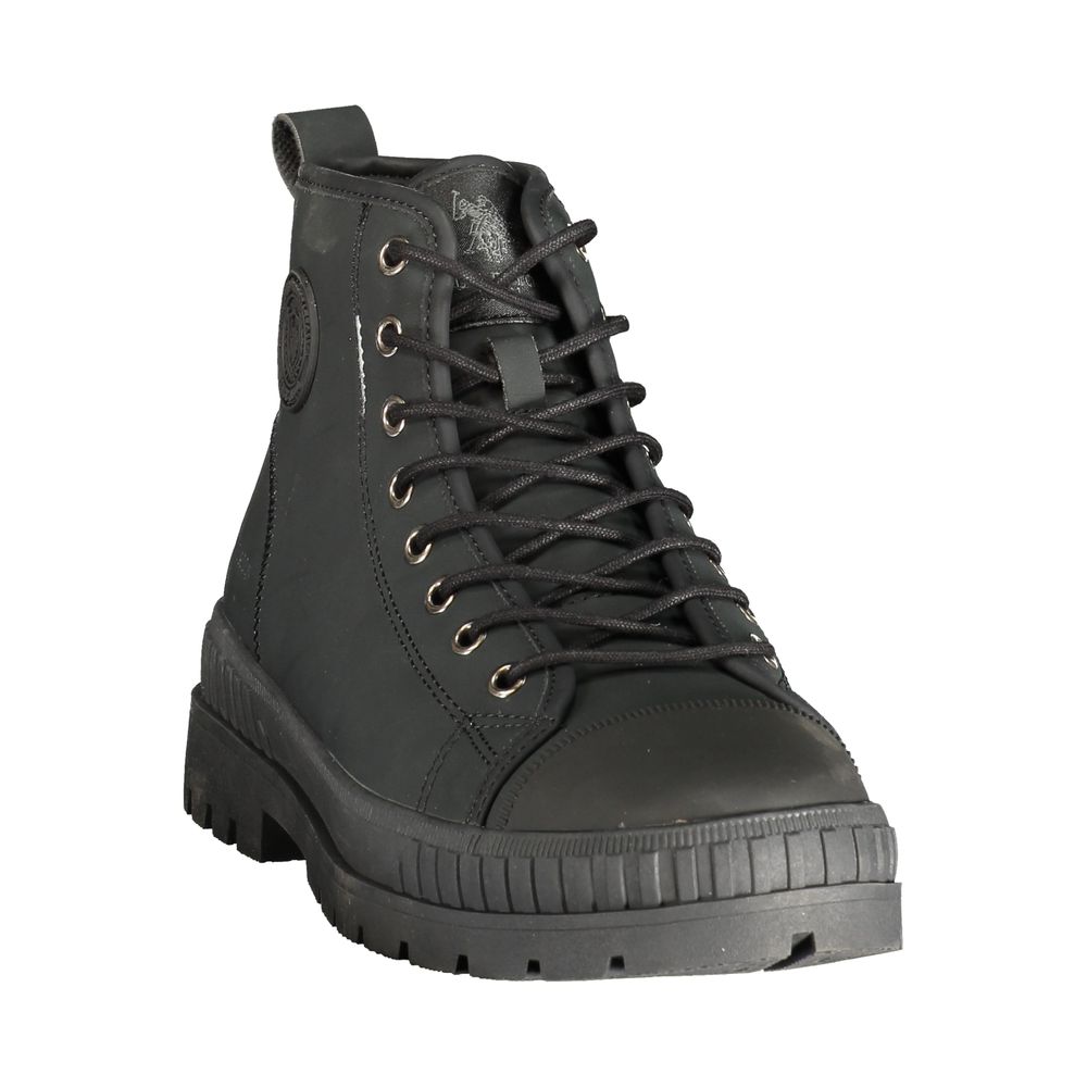 U.S. POLO ASSN. Black Polyurethane Men's Men's Boot