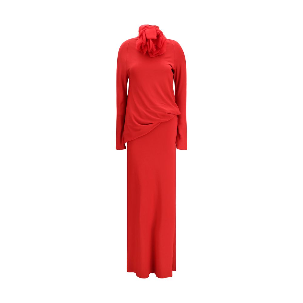 Magda Butrym Red Viscose Casual Women's Dress