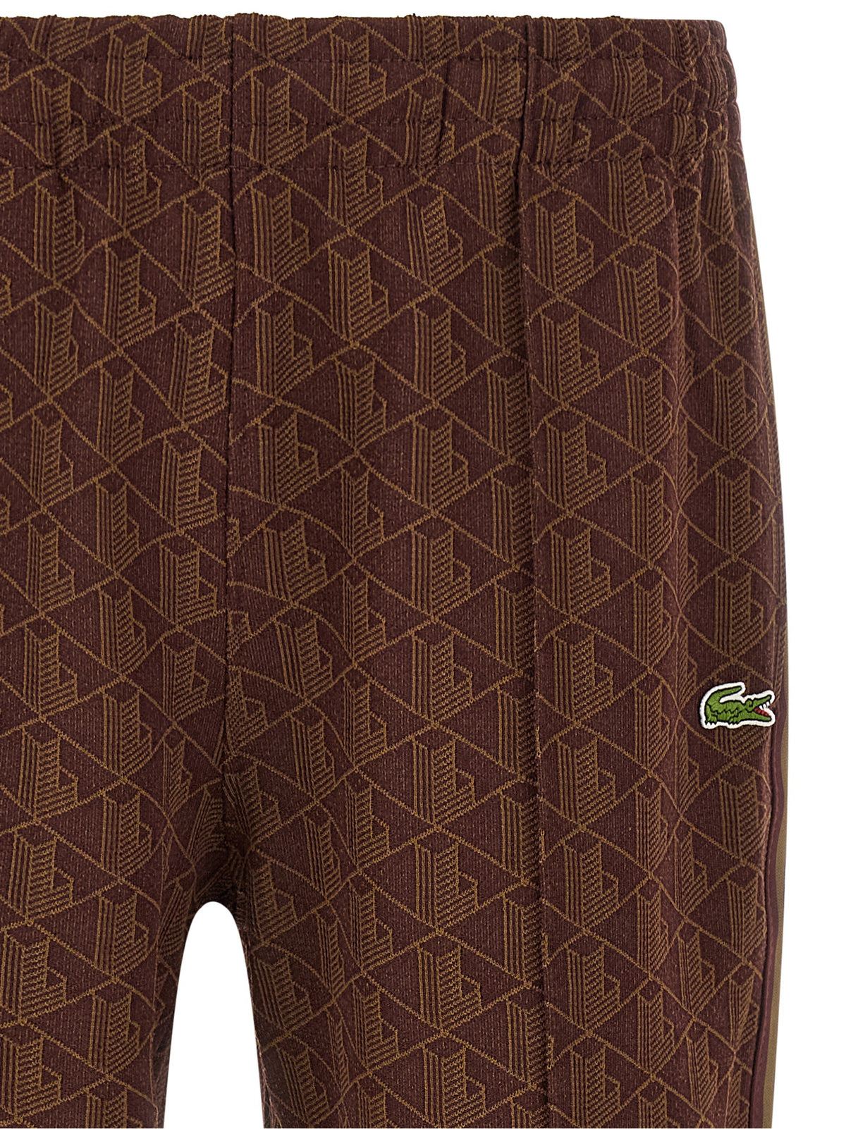 Lacoste Brown Polyester Joggers (Workout Men's Pants)