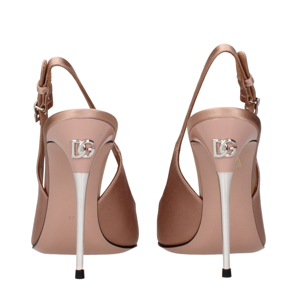 Dolce & Gabbana Beige Satin High Heel Women's Pumps