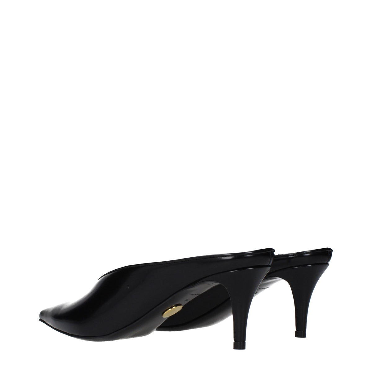 Stella McCartney Black Leather High Heel Women's Pumps
