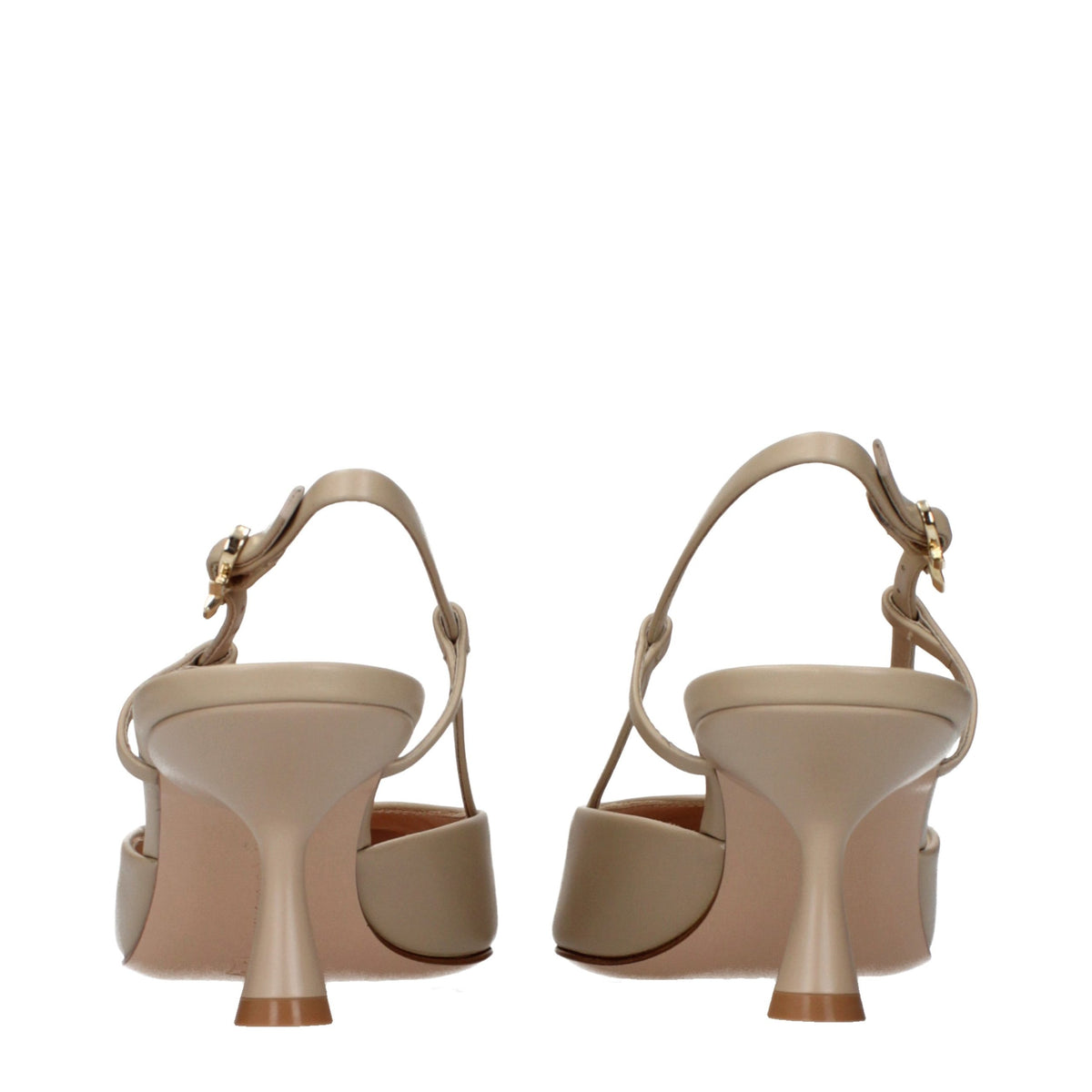 Gianvito Rossi Beige Leather High Heel Women's Pumps