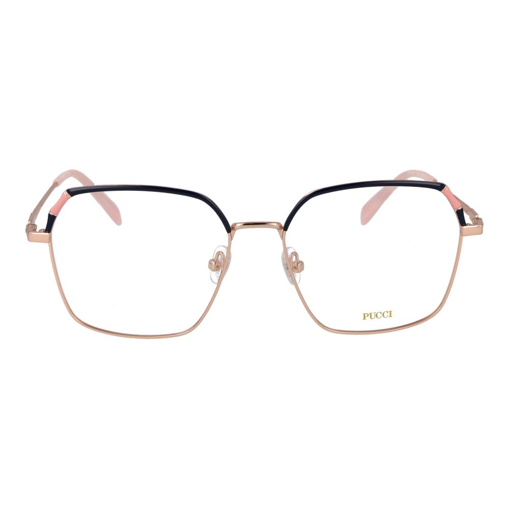 Emilio Pucci Rose Gold Metal Glasses Women's (Frames)