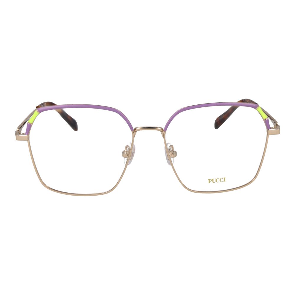 Emilio Pucci Rose Gold Metal Glasses Women's (Frames)