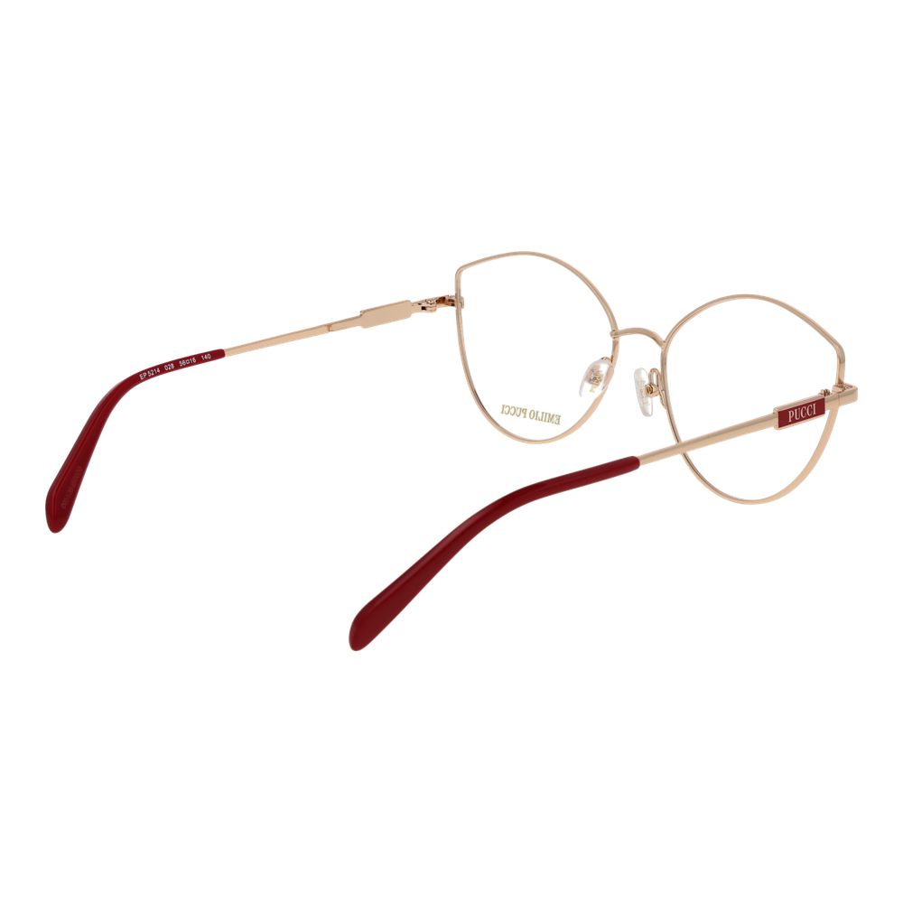 Emilio Pucci Gold Metal Glasses Women's (Frames)