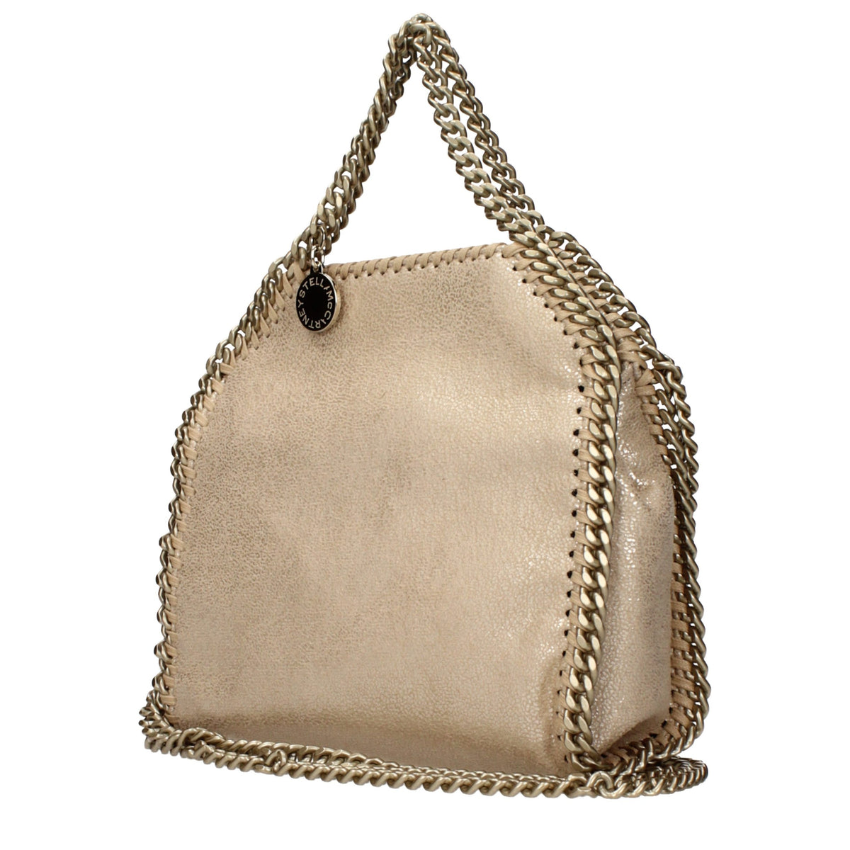 Stella McCartney Gold Leather Women's Handbag