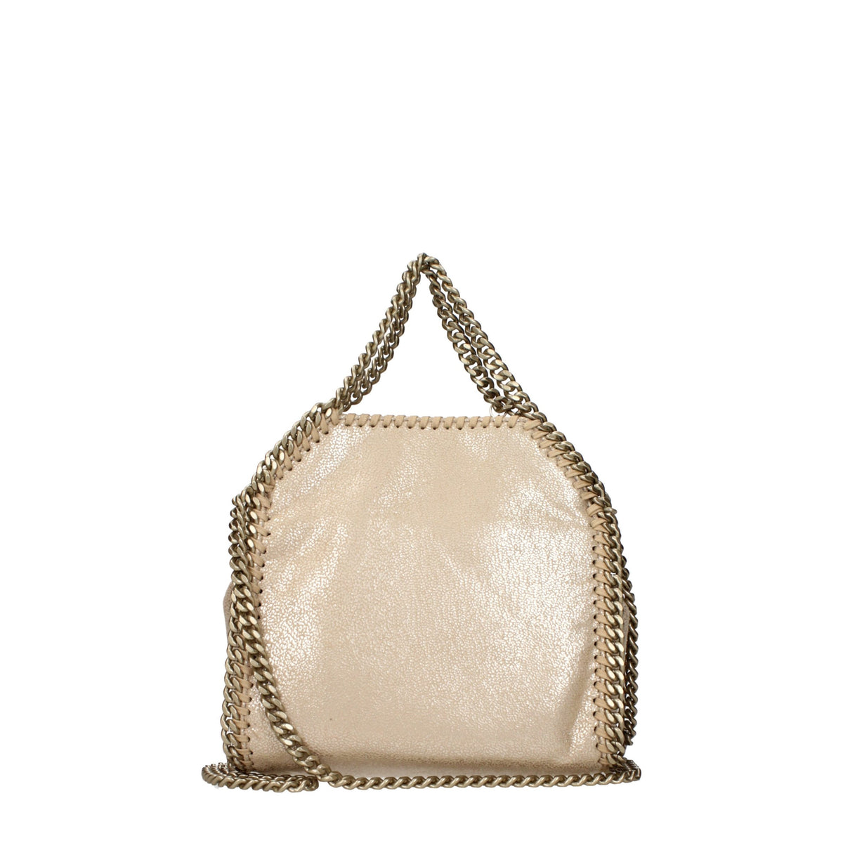 Stella McCartney Gold Leather Women's Handbag
