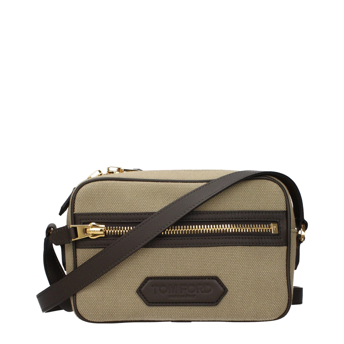 Tom Ford Beige Fabric Crossbody Women's Bag