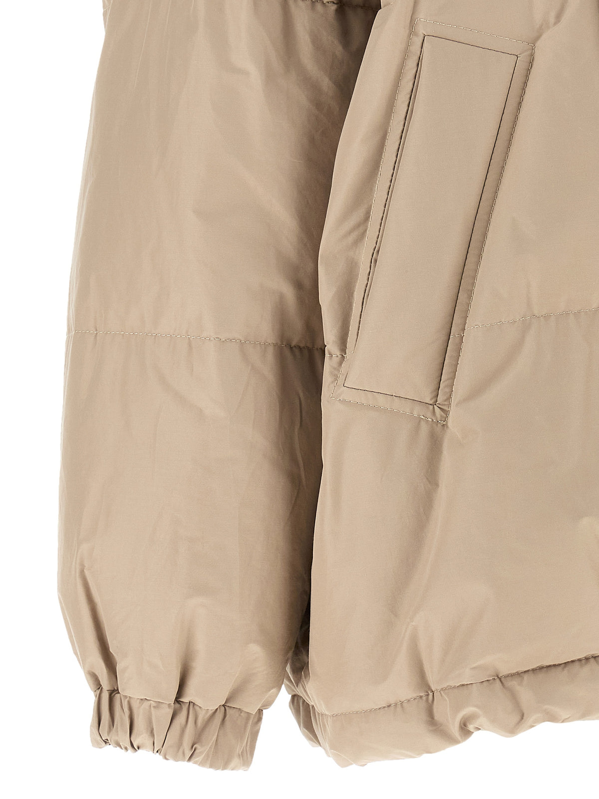 Brunello Cucinelli Beige Cotton Full-Length Women's Jacket