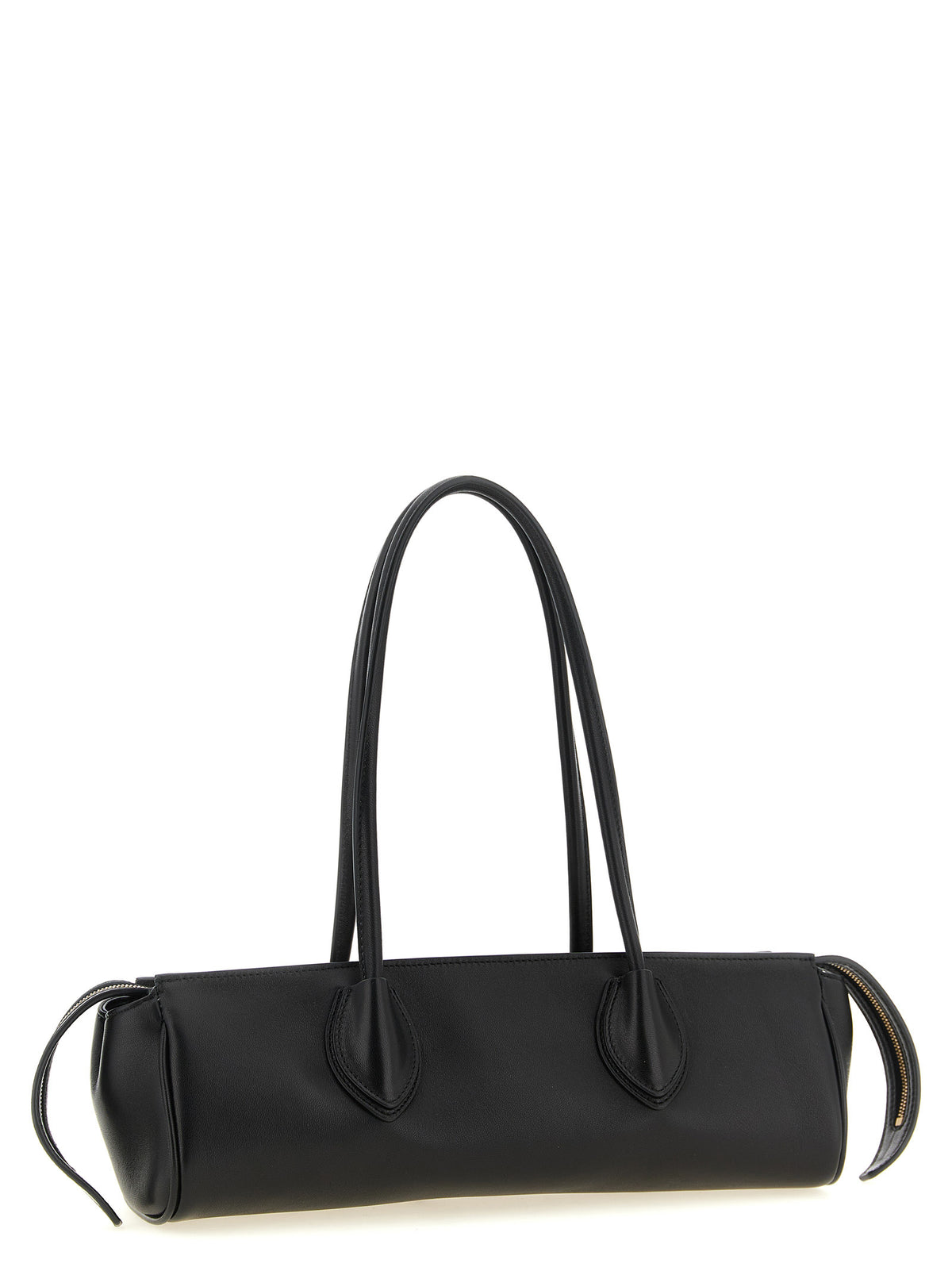 Khaite Black Lamb Leather Shoulder Women's Bag