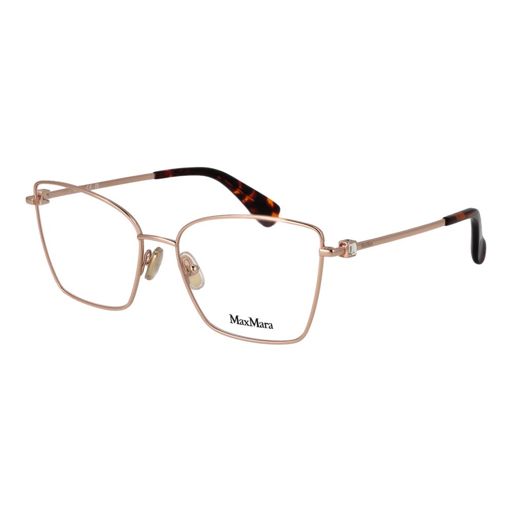 Max Mara Rose Gold Metal Glasses Women's (Frames)