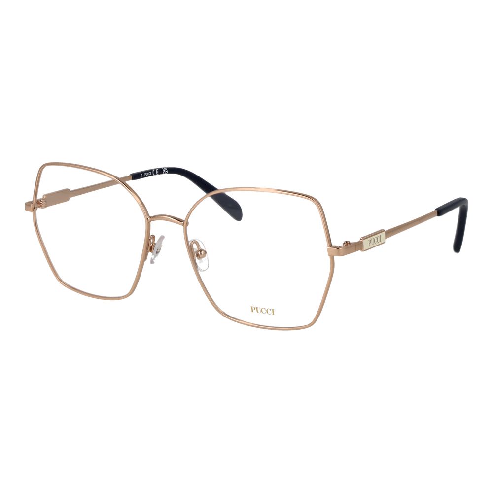 Emilio Pucci Gold Metal Glasses Women's (Frames)