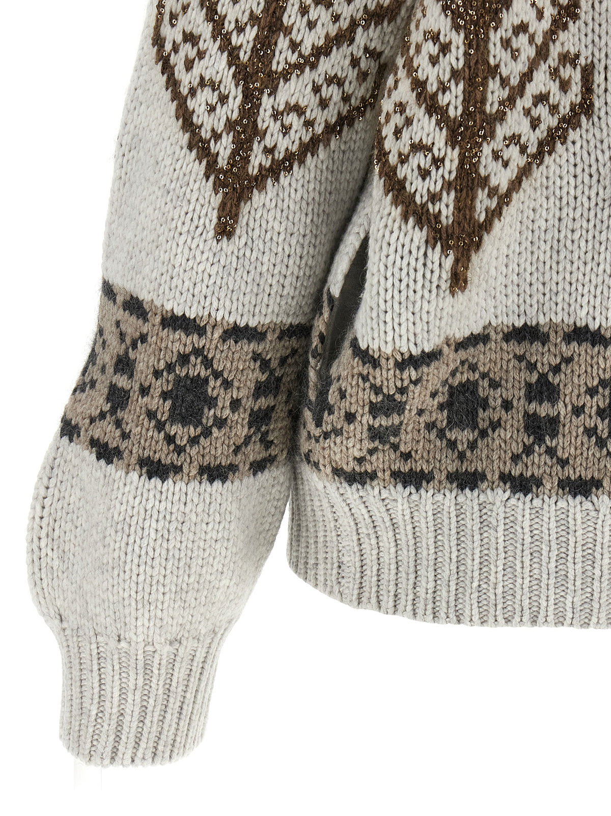 Brunello Cucinelli Multicolor Cashmere Women's Cardigan