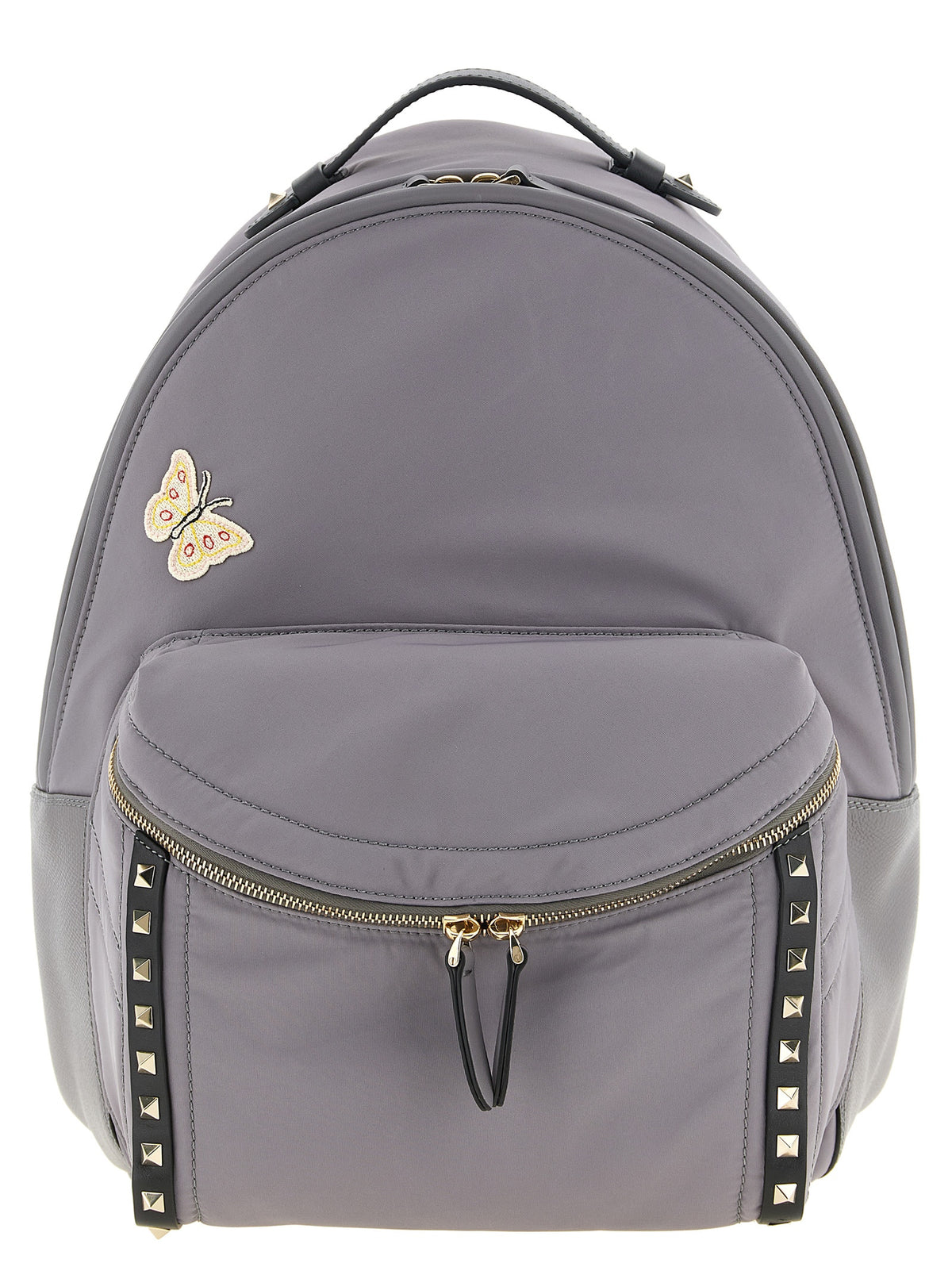 Valentino Garavani Gray Polyester Men's Backpack