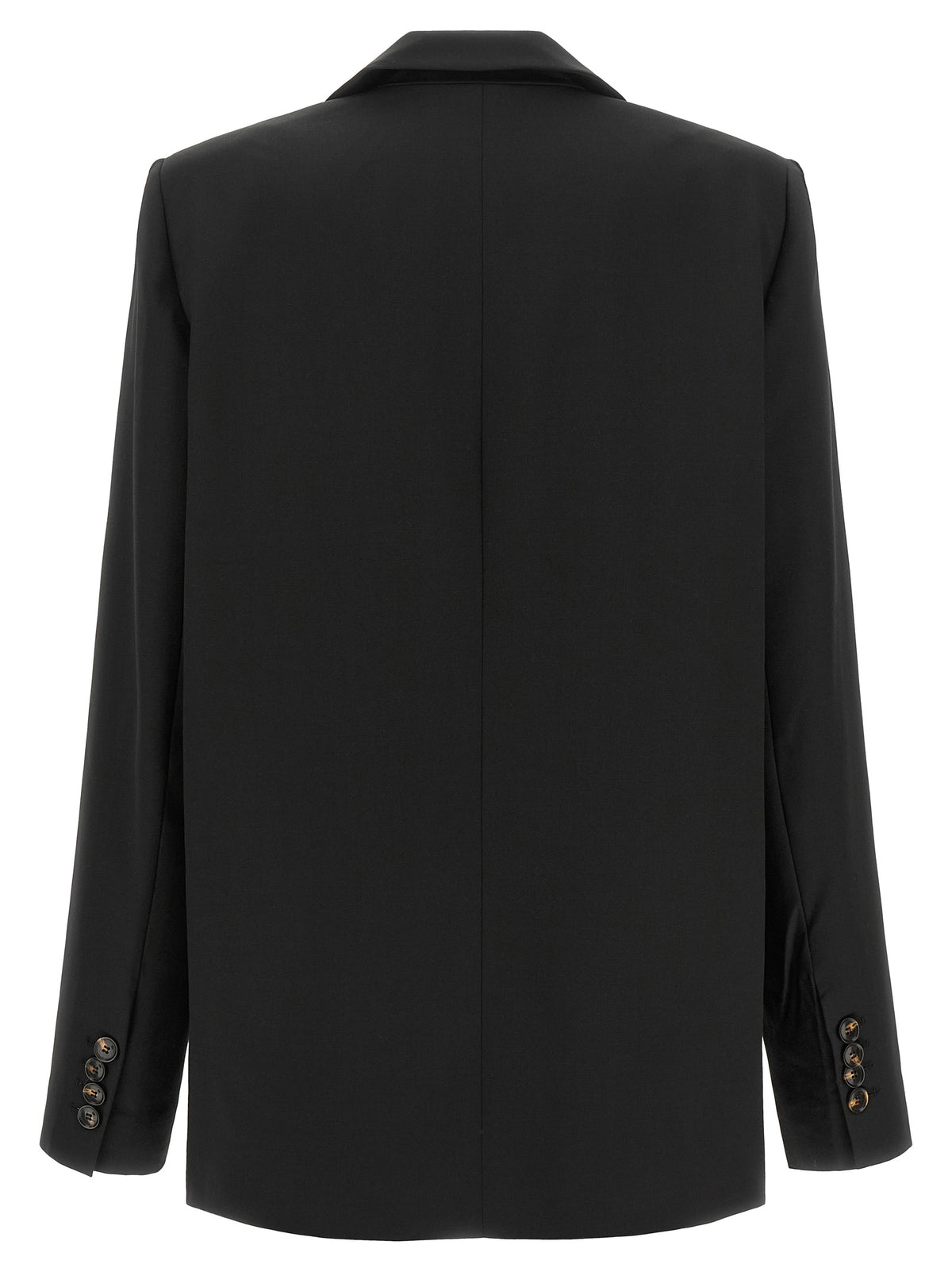 Ganni Black Polyester Women's Blazer