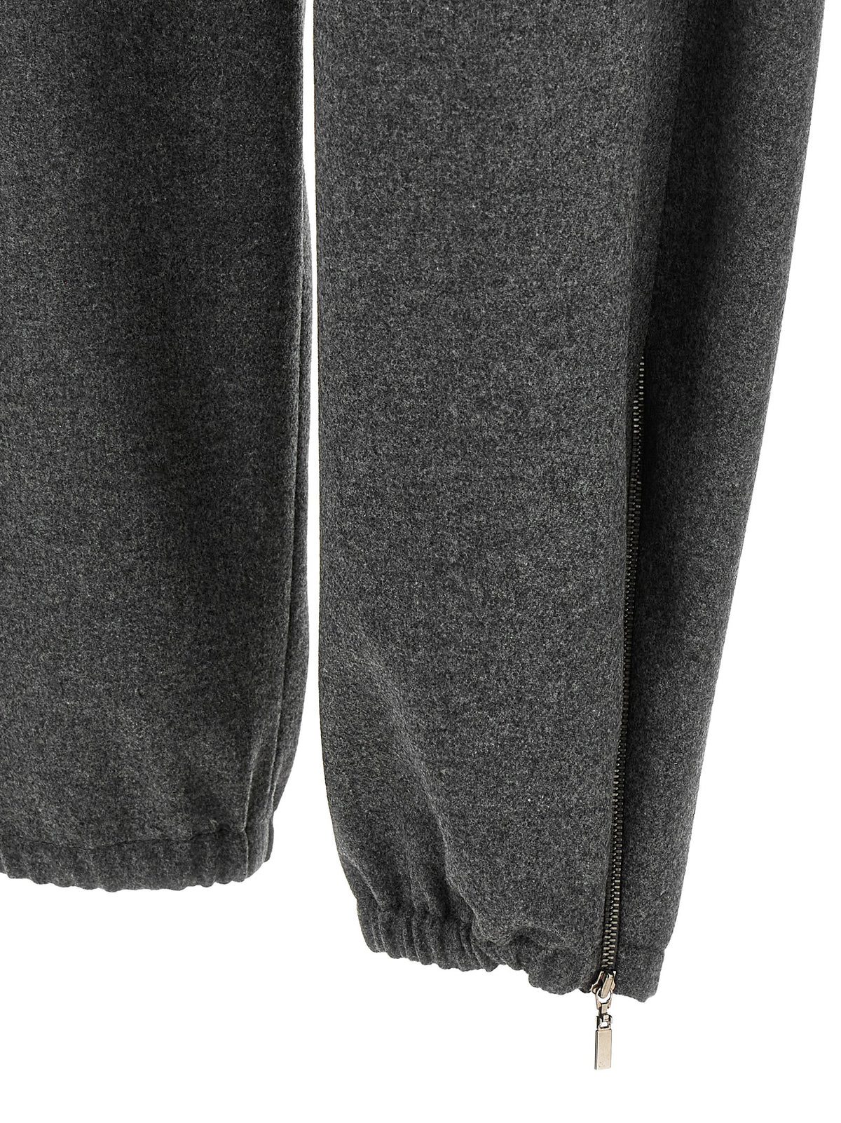 Brunello Cucinelli Gray Virgin Wool Cargo Women's Pants