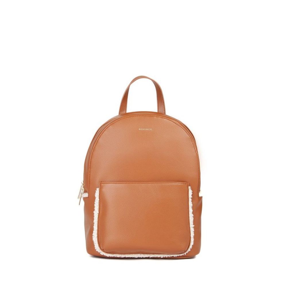 MIRIADE Brown Polyethylene Women's Backpack