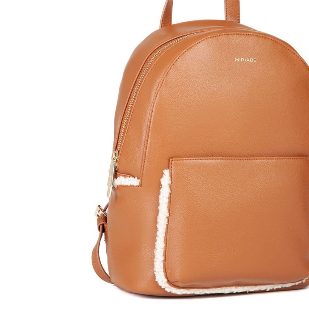 MIRIADE Brown Polyethylene Women's Backpack