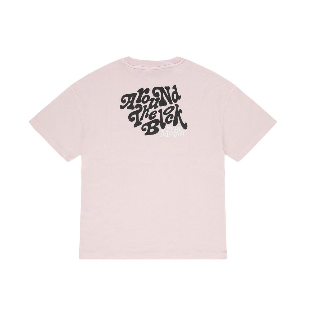 5TATE OF MIND Pink Cotton Men's T-Shirt