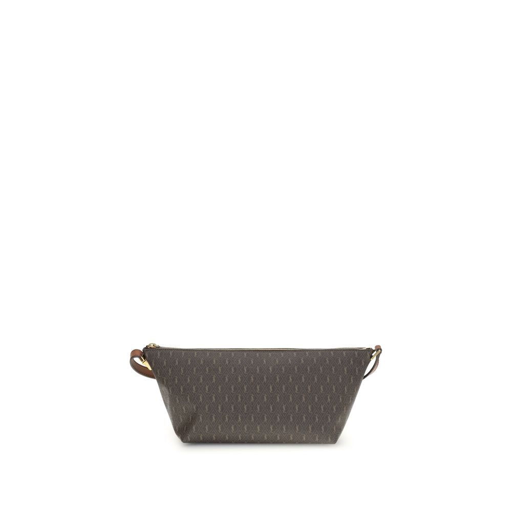Saint Laurent Brown Leather Shoulder Men's Bag