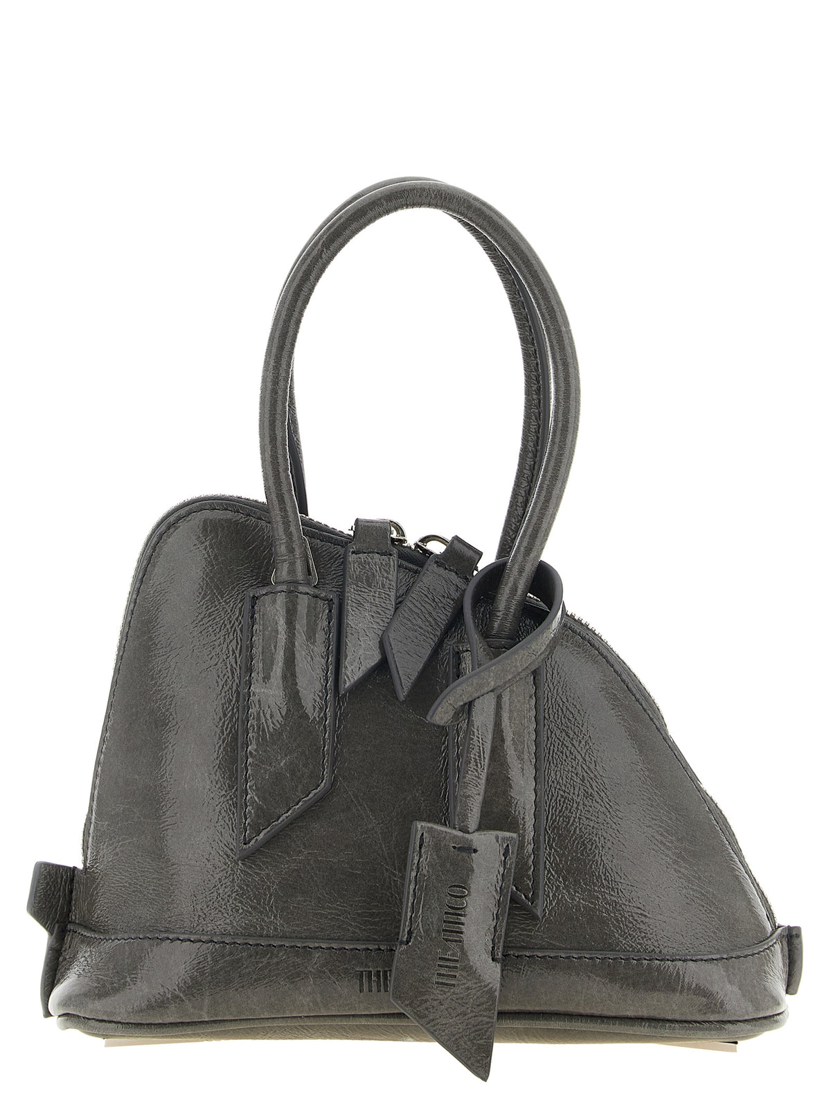 The Attico Gray Calfskin Women's Handbag