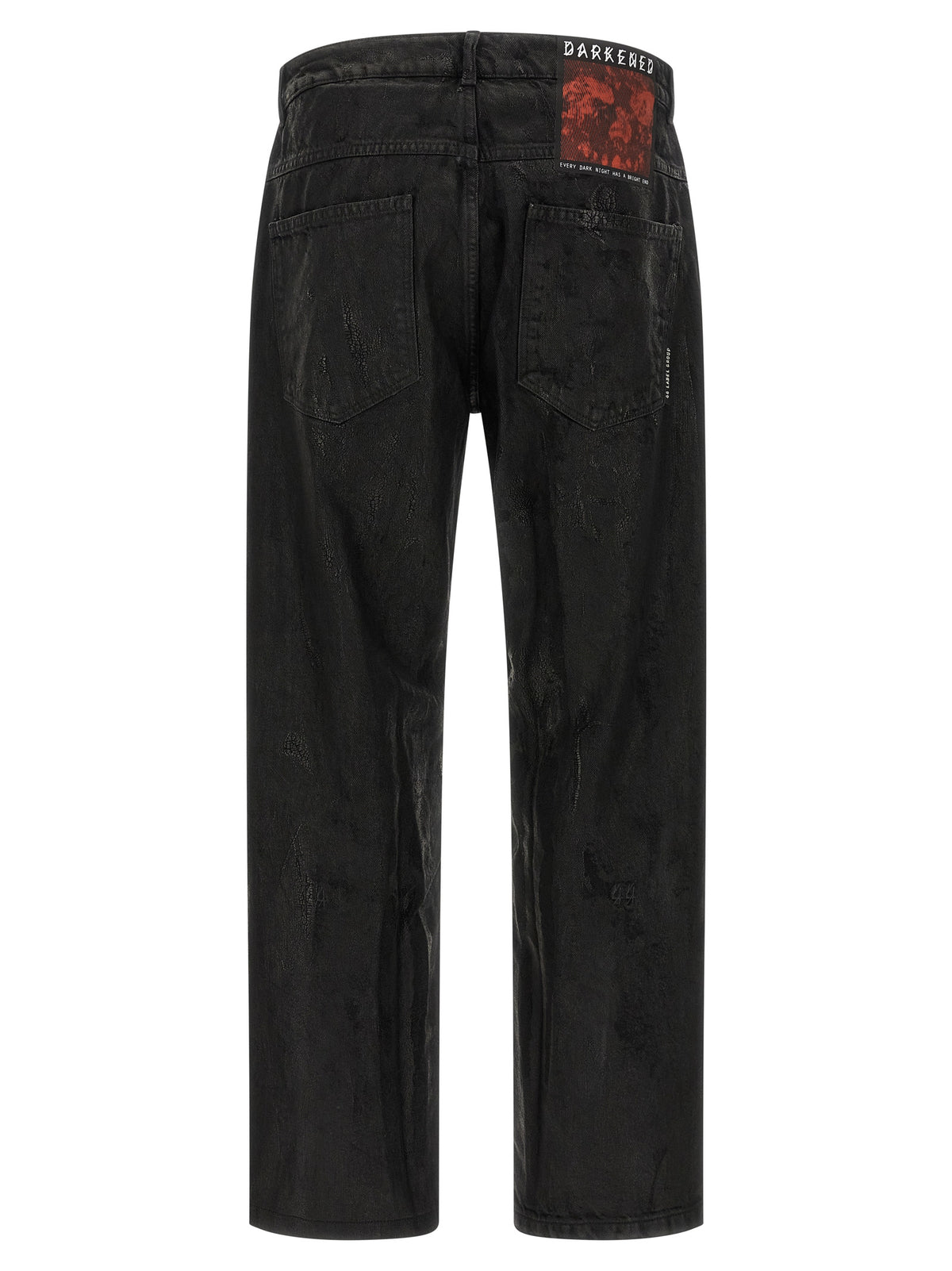 44 Label Group Black Cotton Jeans Men's Denim