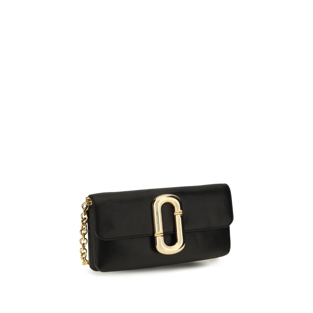 Marc Jacobs Black Calf Leather Bos Taurus Women's Wallet