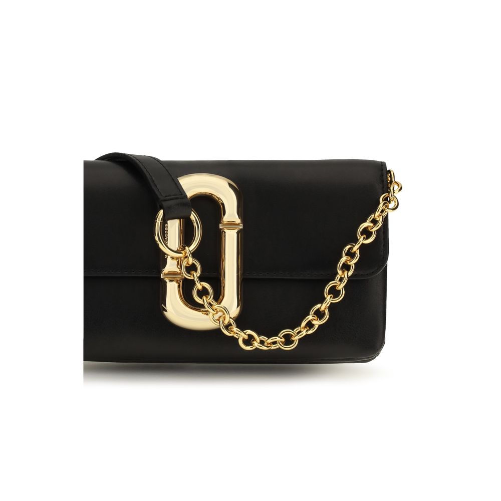 Marc Jacobs Black Calf Leather Bos Taurus Women's Wallet