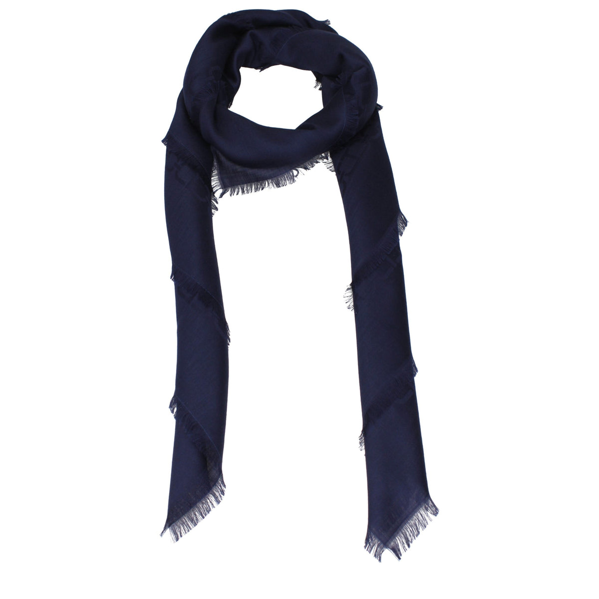 Tom Ford Blue Cashmere Women's Foulard