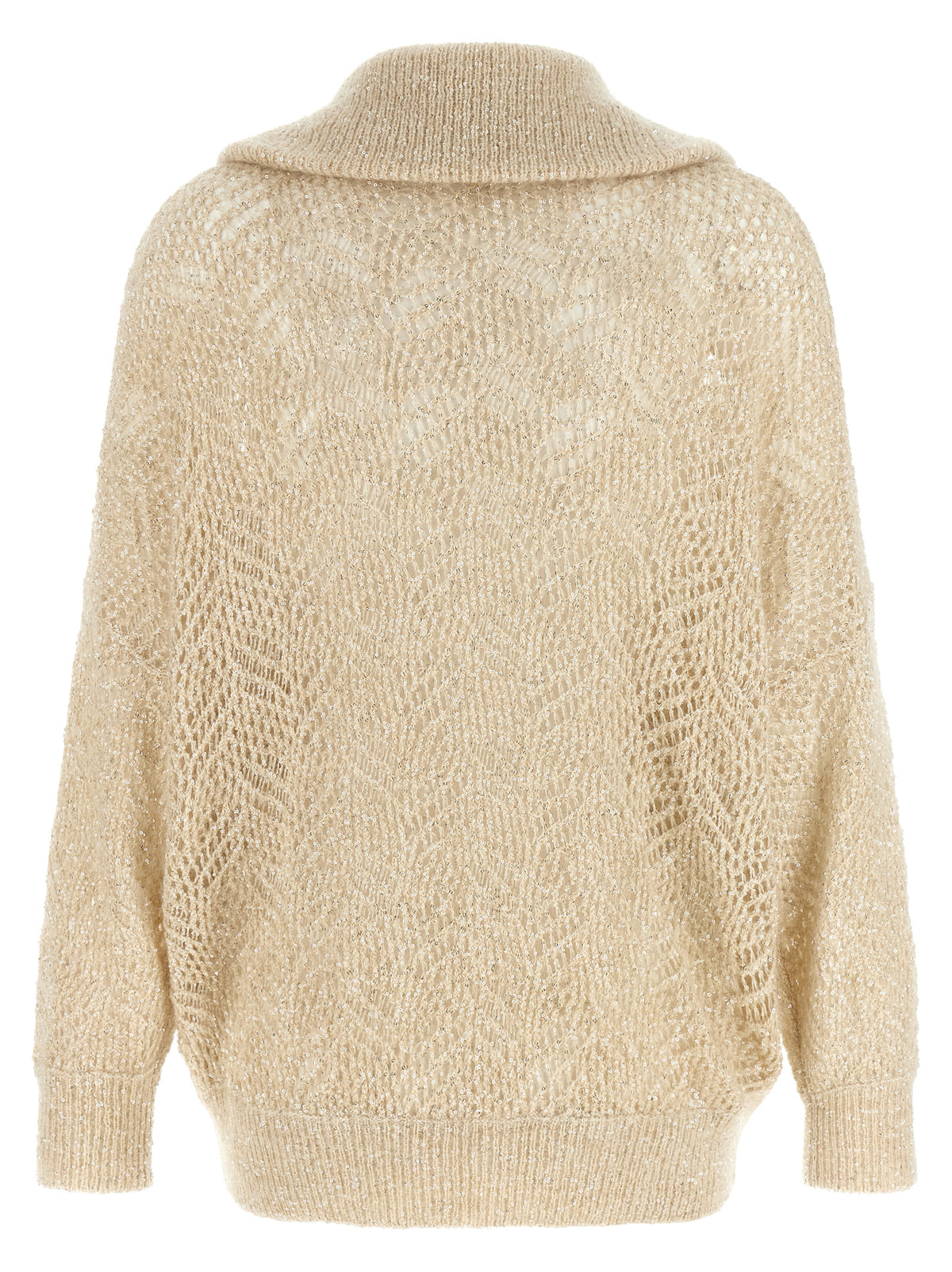 Brunello Cucinelli Beige Polyamide Women's Cardigan