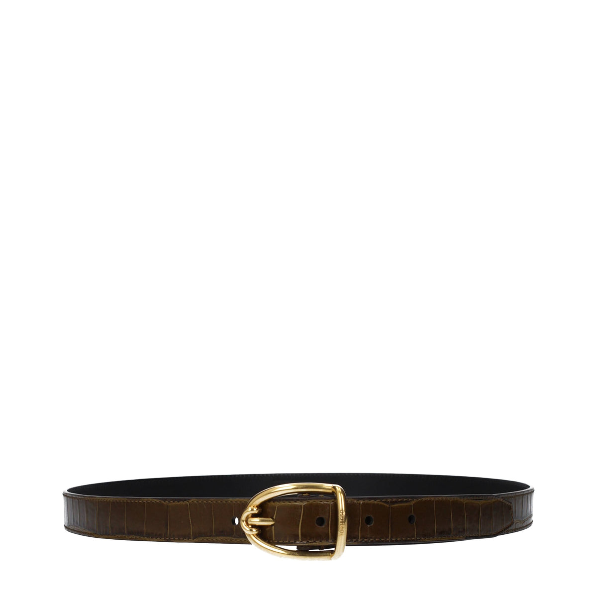Tom Ford Brown Leather Regular Men's Belt