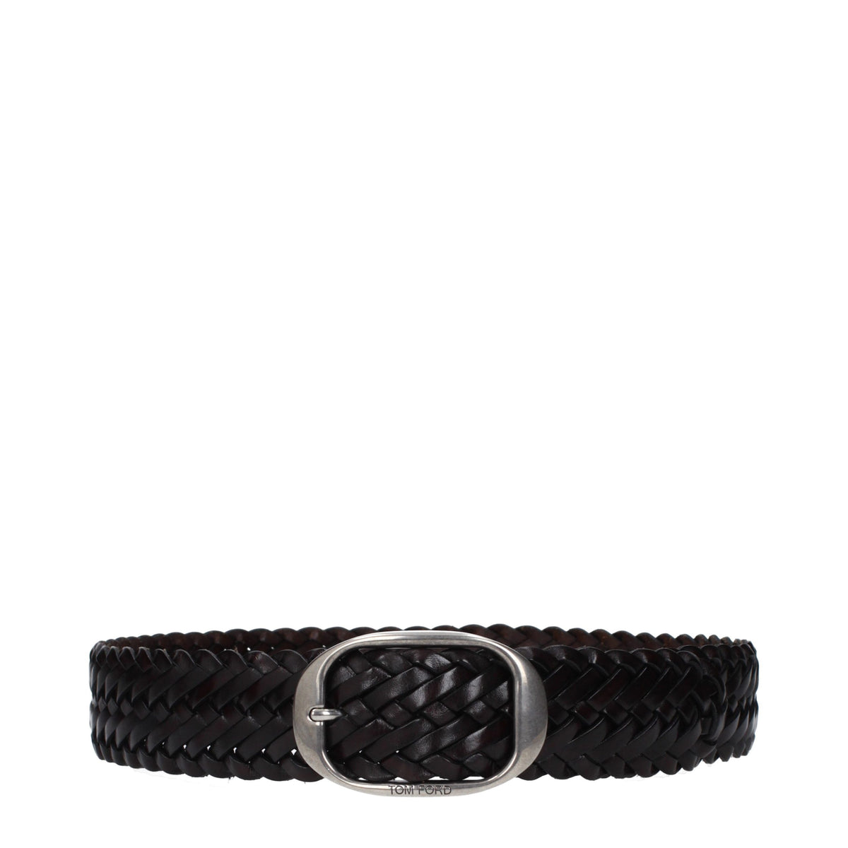 Tom Ford Brown Leather Regular Men's Belt